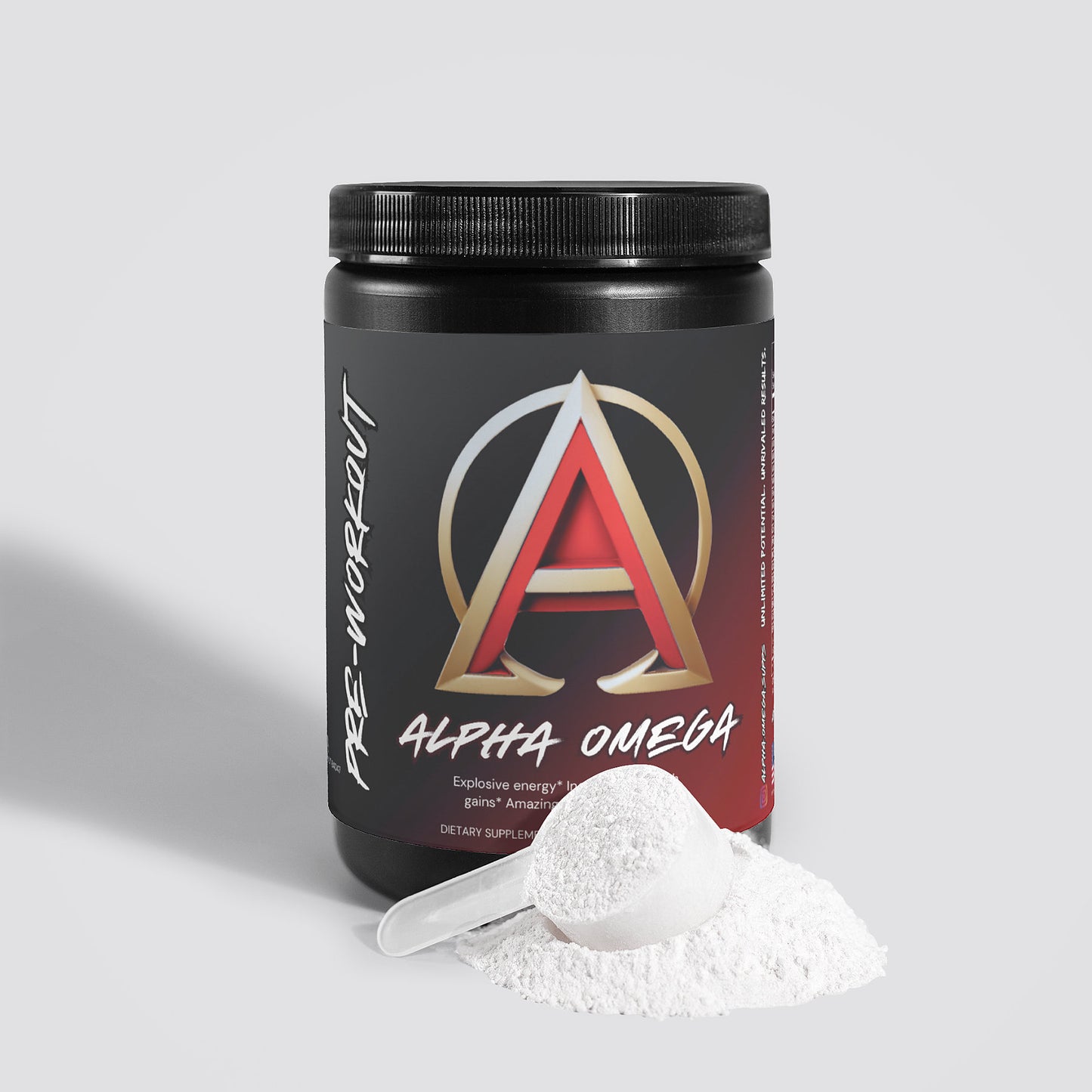 Alpha Omega Pre-Workout Powder (Fruit Punch)