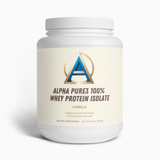 Alpha Pure3 100% Whey Protein Isolate (Vanilla)