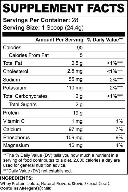 Vegan Pea Protein Isolate (Vanilla)