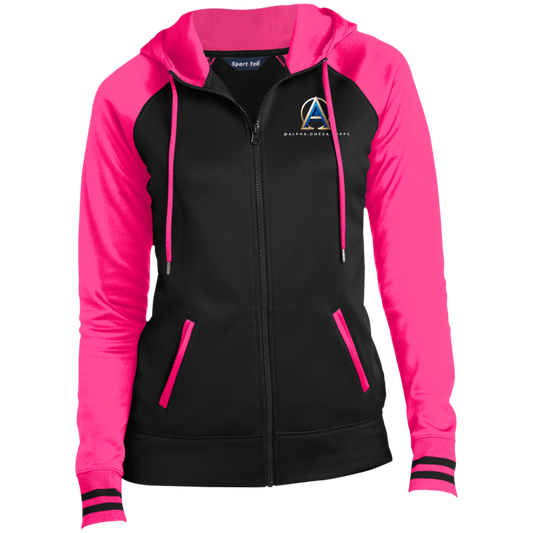 Ladies' Sport-Wick® Full-Zip Hooded Jacket