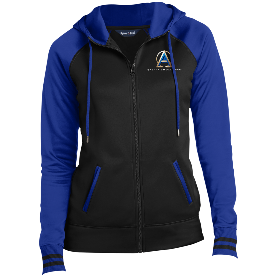 Ladies' Sport-Wick® Full-Zip Hooded Jacket