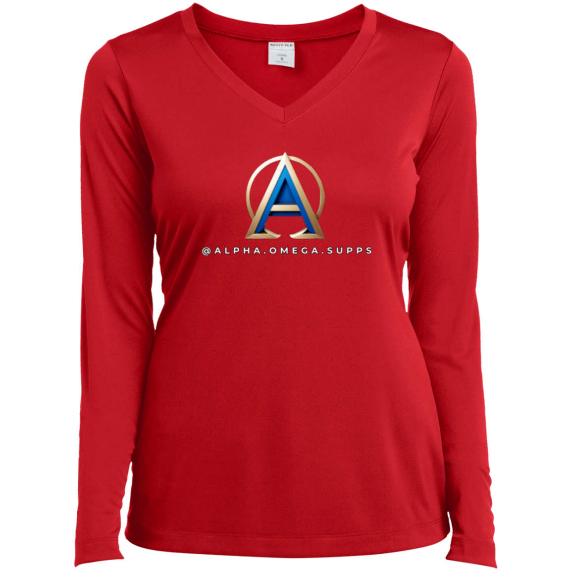 Ladies’ Long Sleeve Performance V-Neck Tee