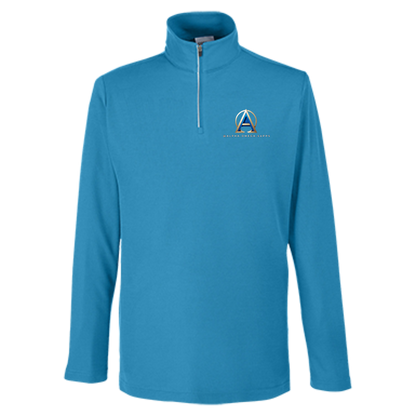 Mens Fusion ChromaSoft Pique Quarter Zip