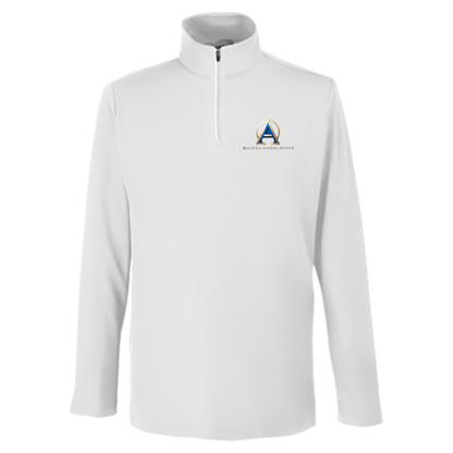 Mens Fusion ChromaSoft Pique Quarter Zip