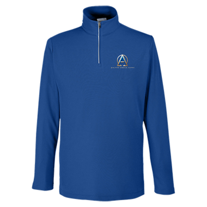 Mens Fusion ChromaSoft Pique Quarter Zip