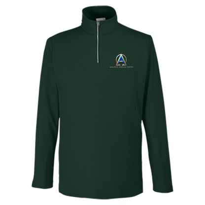 Mens Fusion ChromaSoft Pique Quarter Zip