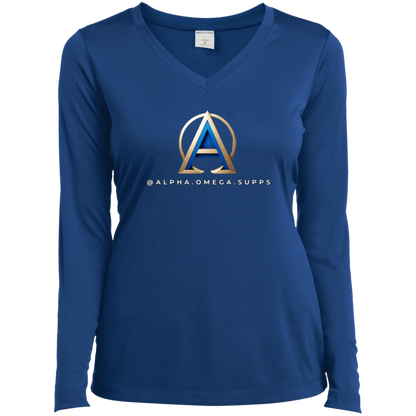 Ladies’ Long Sleeve Performance V-Neck Tee