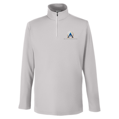 Mens Fusion ChromaSoft Pique Quarter Zip