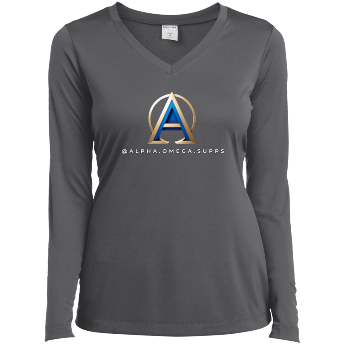 Ladies’ Long Sleeve Performance V-Neck Tee