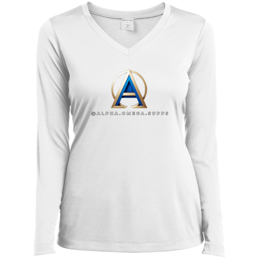 Ladies’ Long Sleeve Performance V-Neck Tee