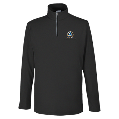 Mens Fusion ChromaSoft Pique Quarter Zip