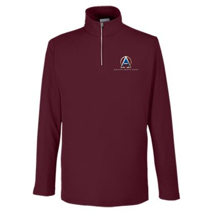 Mens Fusion ChromaSoft Pique Quarter Zip