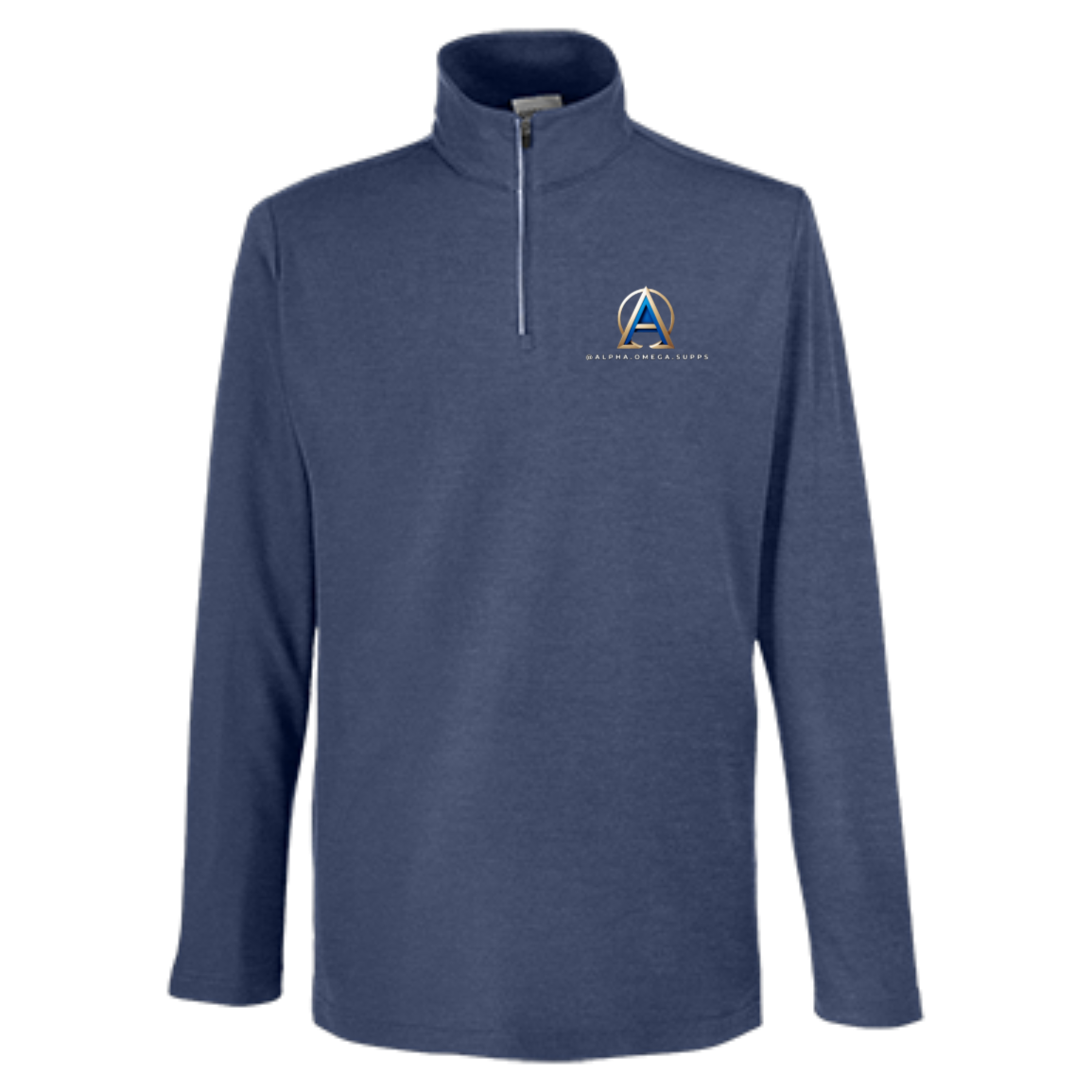 Mens Fusion ChromaSoft Pique Quarter Zip